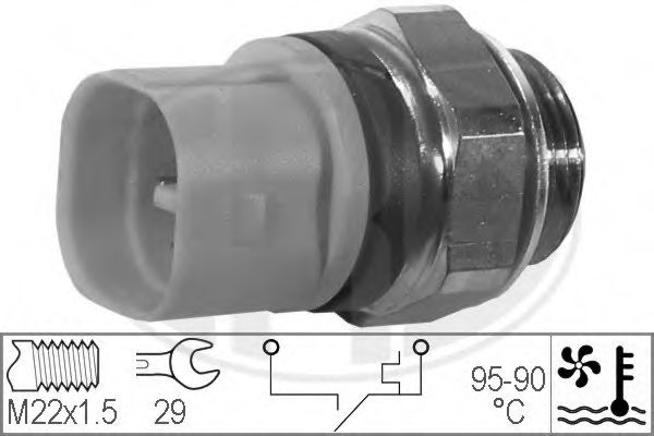 Comutator temperatura, ventilator radiator