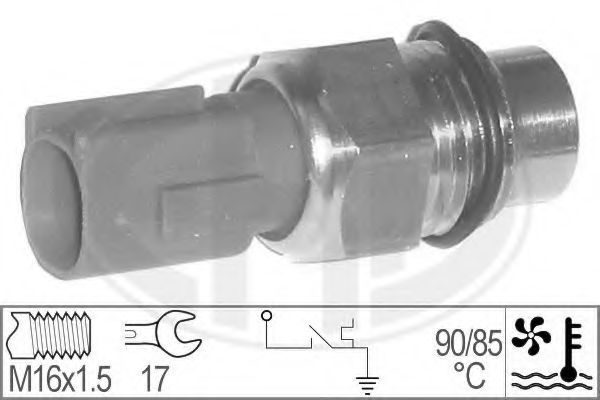 Comutator temperatura, ventilator radiator