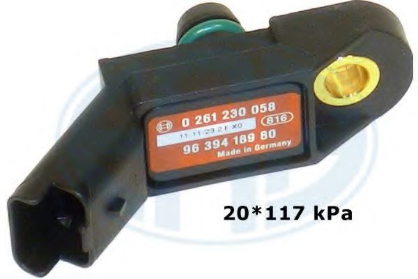 Senzor, presiune galerie admisie