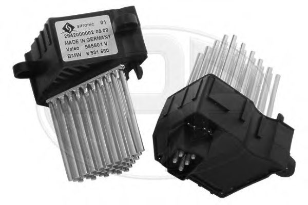 Rezistor, ventilator habitaclu
