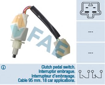Comutator lumini frana