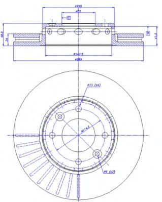 Disc frana