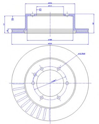 Disc frana