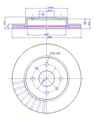 Disc frana