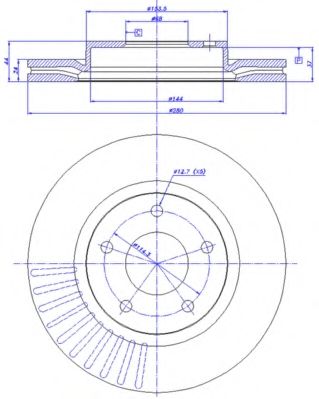 Disc frana