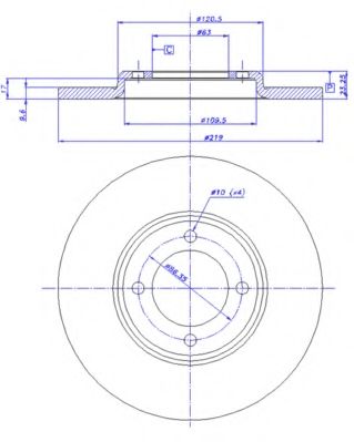 Disc frana