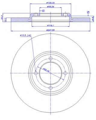 Disc frana