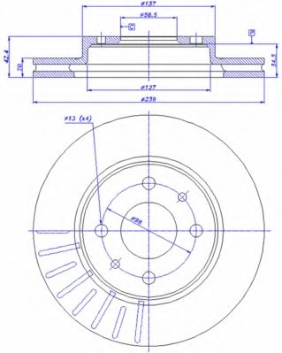 Disc frana