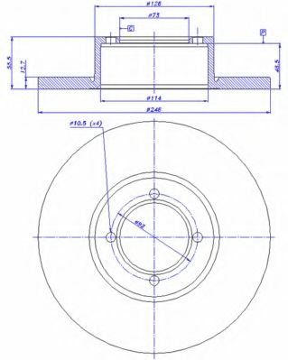 Disc frana