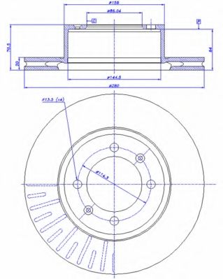 Disc frana