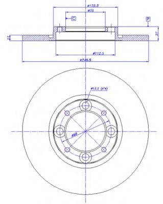 Disc frana