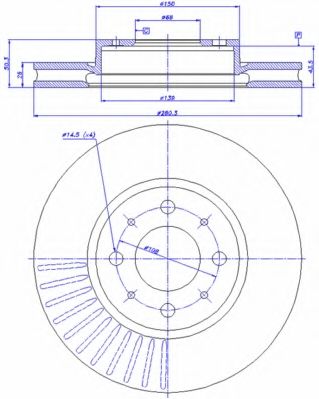 Disc frana