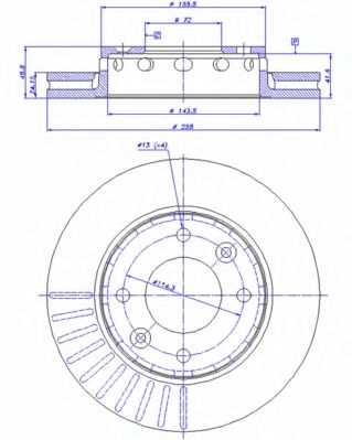 Disc frana