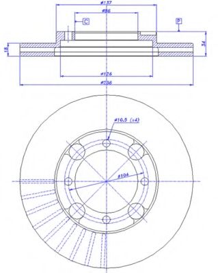 Disc frana