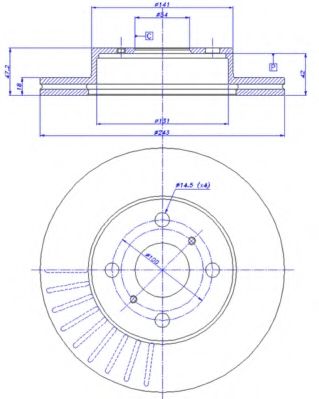 Disc frana