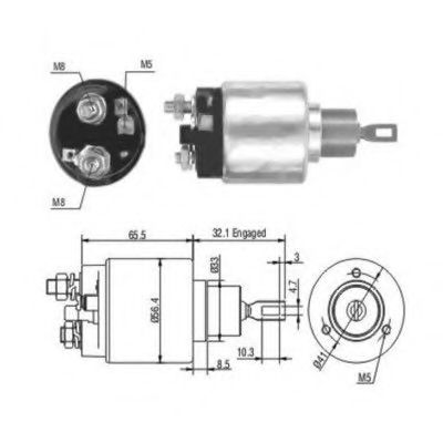 Solenoid, electromotor