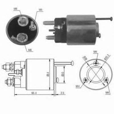 Solenoid, electromotor