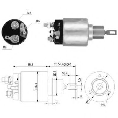 Solenoid, electromotor