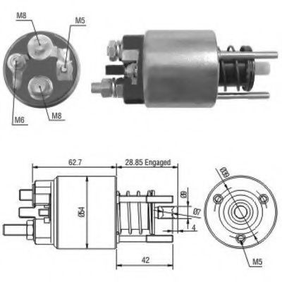 Solenoid, electromotor