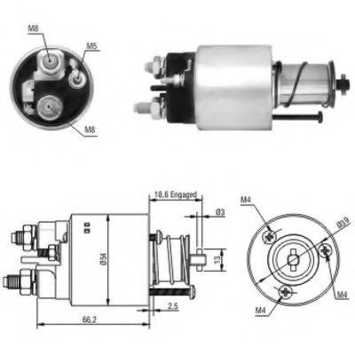 Solenoid, electromotor