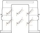 Set accesorii, placute de frana