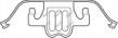 Set accesorii, placute de frana