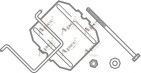 Set accesorii, placute de frana