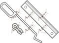 Set accesorii, placute de frana