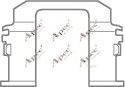 Set accesorii, placute de frana