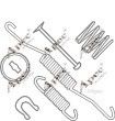 Set accesorii, sabot de frana