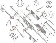 Set accesorii, sabot de frana
