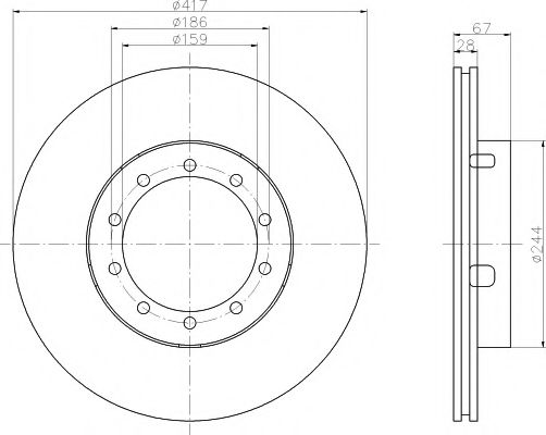 Disc frana