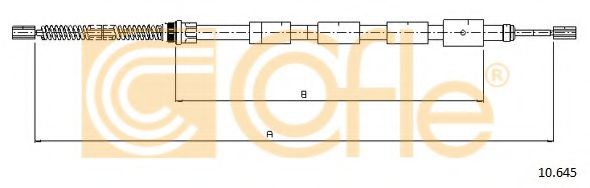 Cablu, frana de parcare