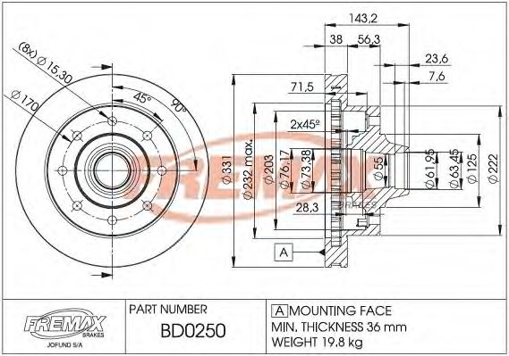 Disc frana