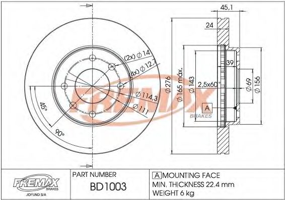 Disc frana