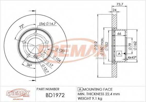 Disc frana