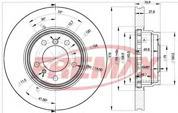 Disc frana