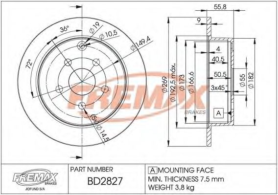 Disc frana