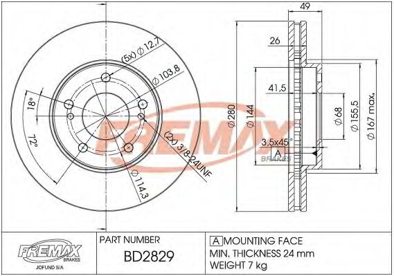 Disc frana