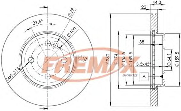 Disc frana