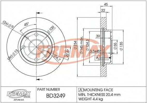 Disc frana