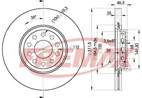 Disc frana