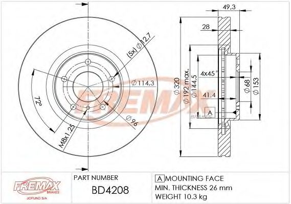 Disc frana