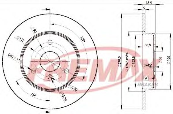 Disc frana