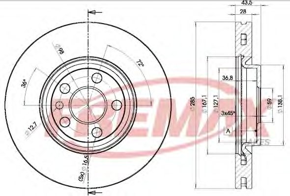 Disc frana