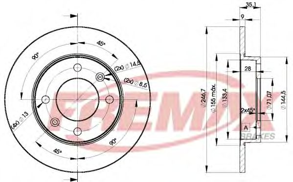 Disc frana