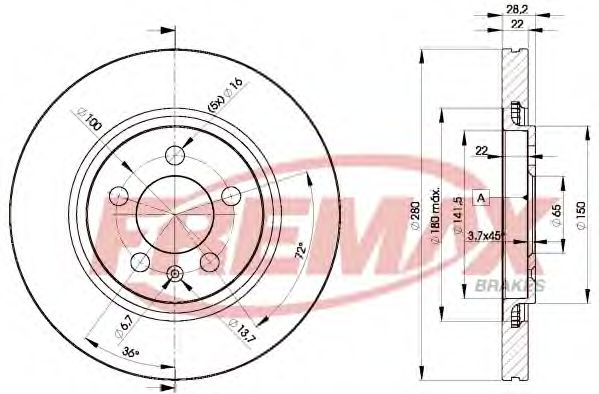 Disc frana