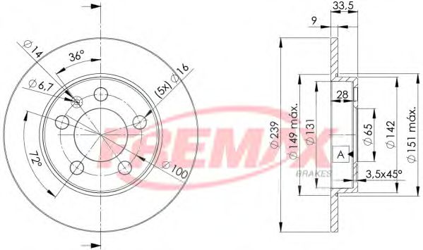 Disc frana