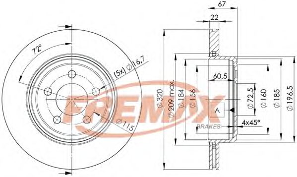 Disc frana