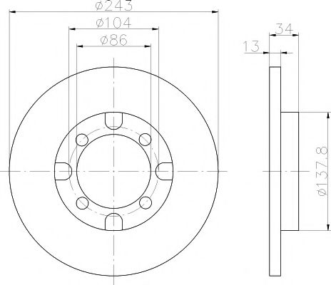 Disc frana